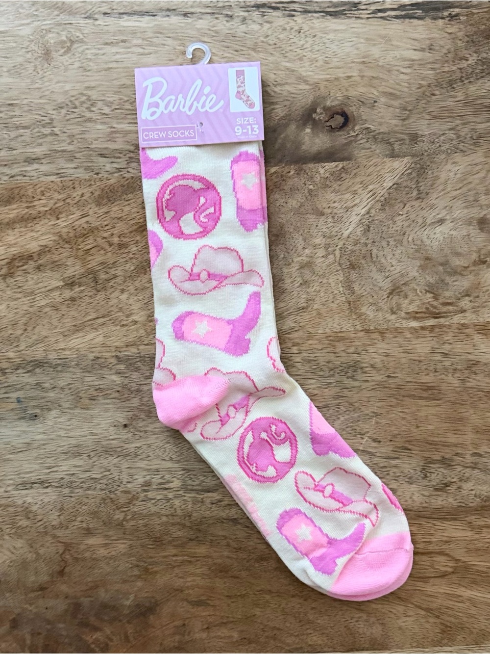 5/$20 Adult Barbie Cowgirl Socks